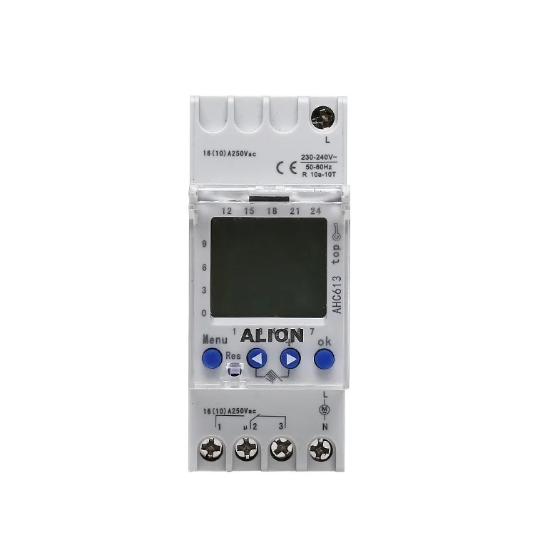 ALION AHC613 DIN rail LCD Programmable Astronomical Time Switch, Digital Time Switch