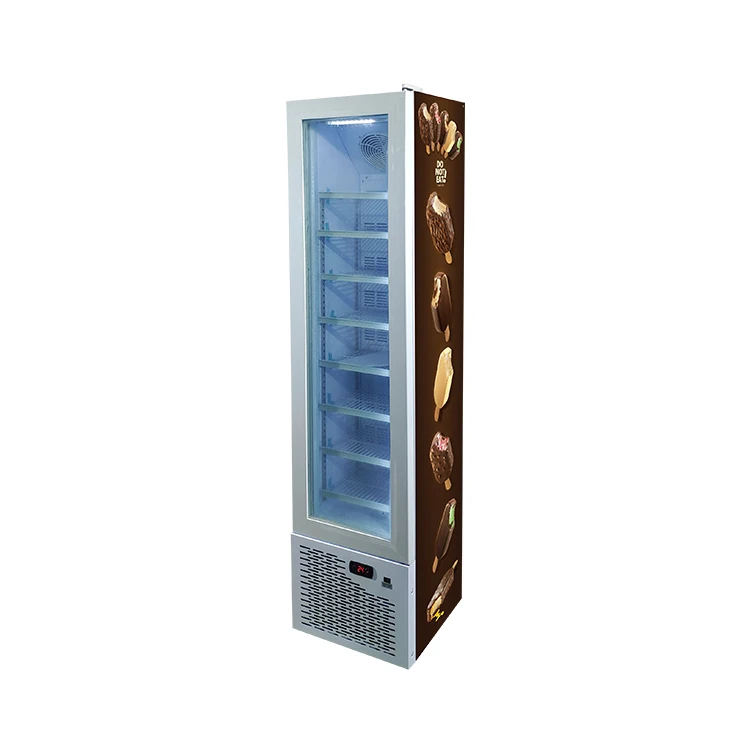 Meisda SD105 105L customization acceptable commercial bar display freezer for ice cream and popsicle