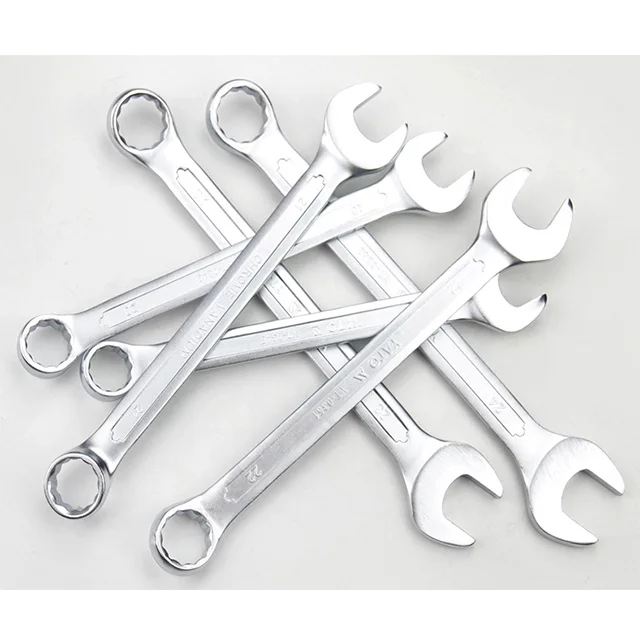 ratcheting metric super wrench set offset box wrench set chrome vanadium