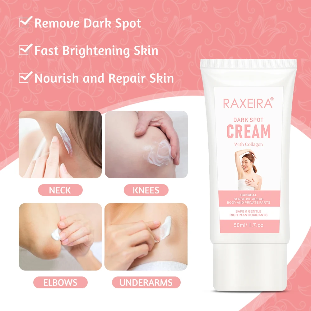 Private Label Titanium Dioxide  Whitening Anti Wrinkle Best Cream Remove Dark Spot CollagenBody Cream On Body