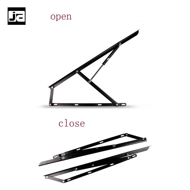Furniture bed lift mechanism 150cm gas piston Lift Up Storage Bed Bracket Frame Hydraulic Hinge