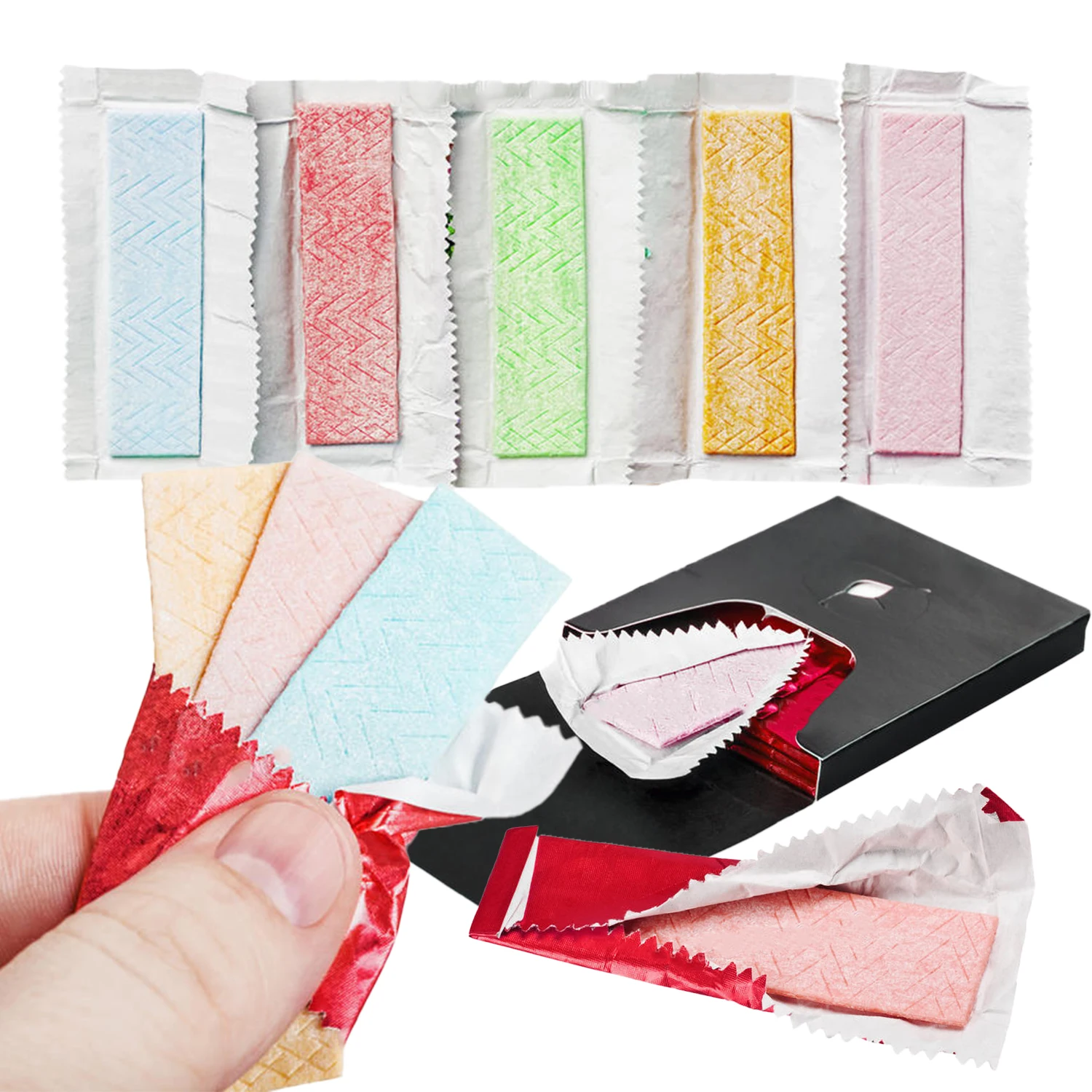 OEM Candy Gum Customization Wholesale Fruit Mint Assorted Flavor Xylitol Fresh Breath Chewing Gum Candy