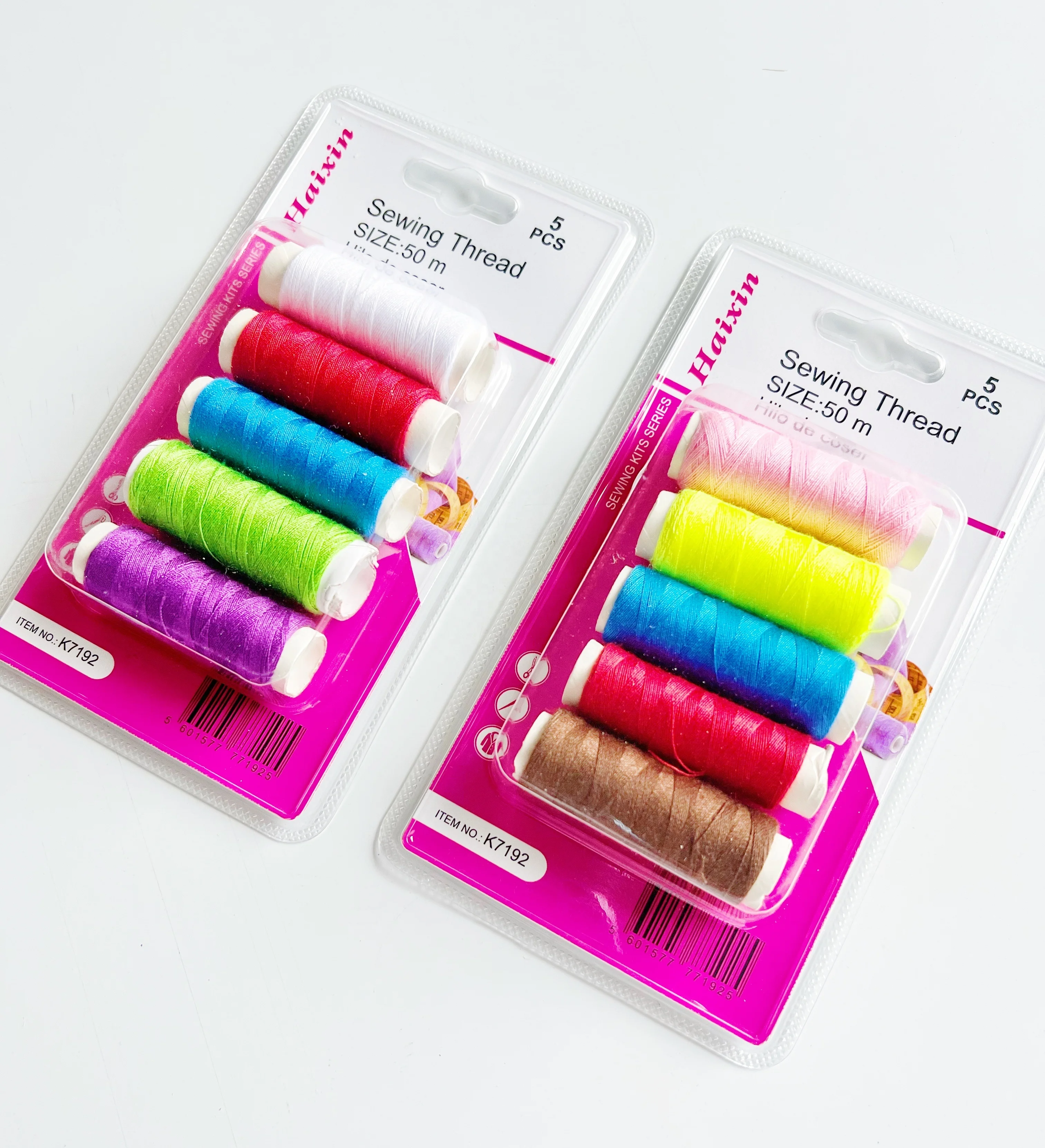 Different Colors Household Sewing Thread Kit Set in Blister Card