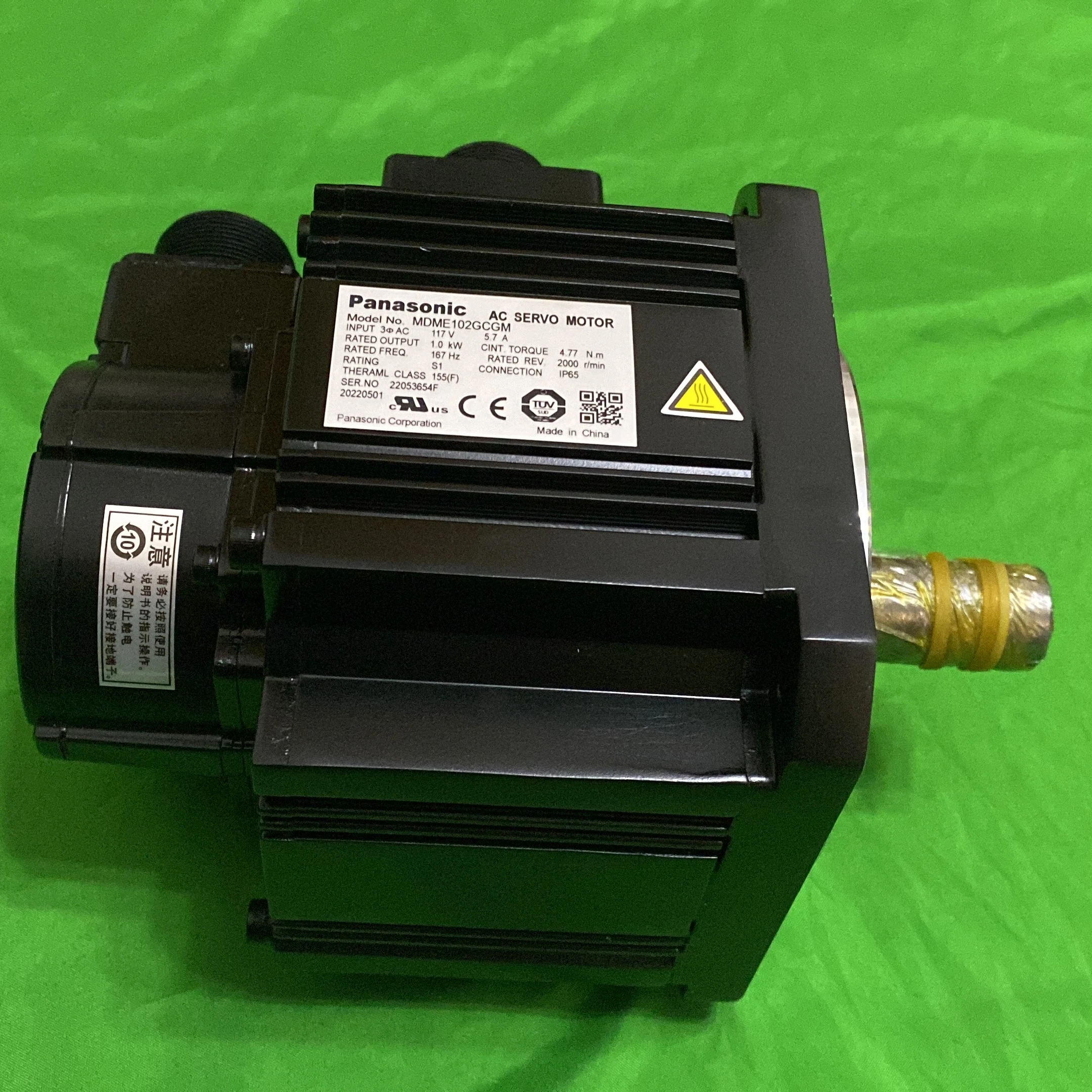 Original Japan 117V 1KW For Panasonic AC servo motor MDME102GCG MDME102GCGM