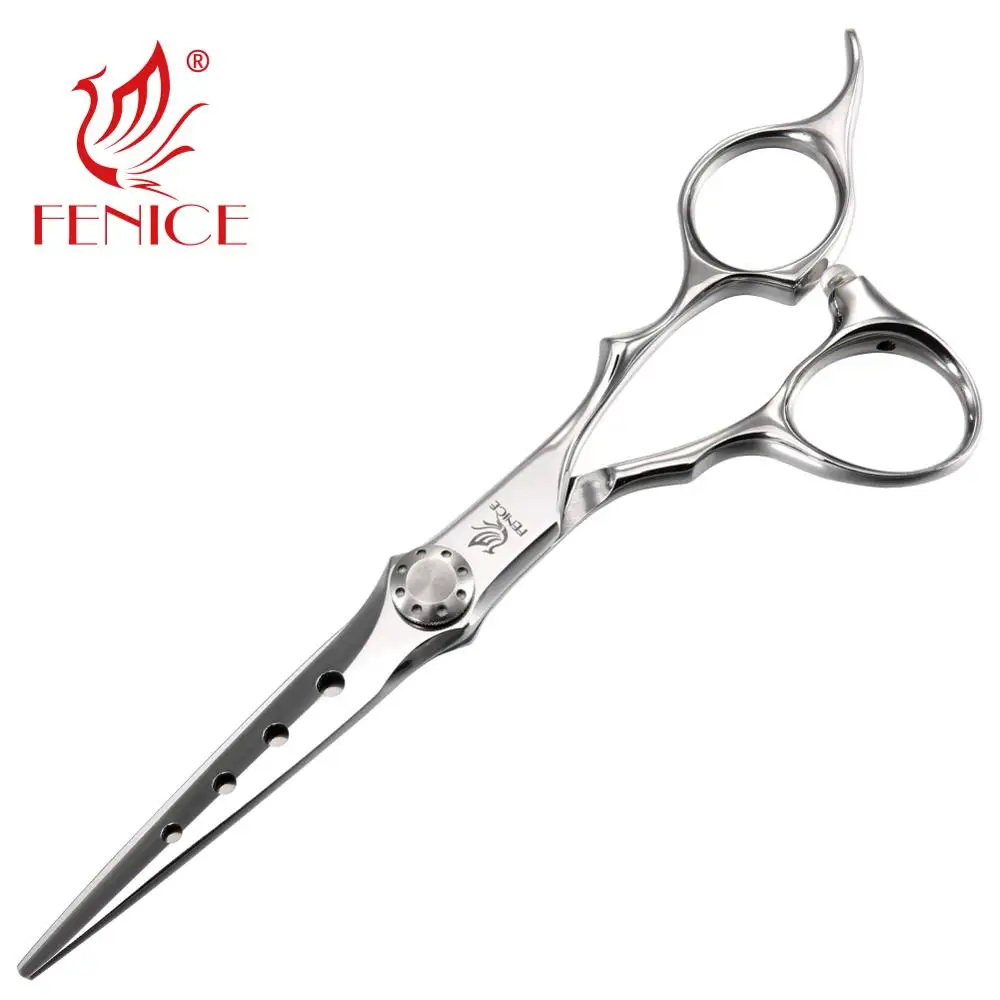 6.25 Inch Japanese VG10 Stainless Steel Barber Hair Scissors Blade with Holes