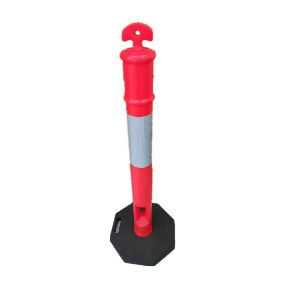 Hot sales cheap road safety traffic warning barricade channelizor cone delineator tube parking marker post with rubber base