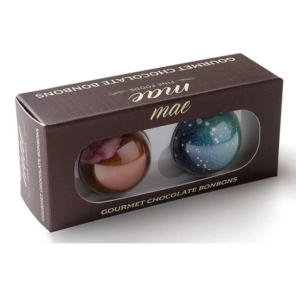 Paper Wedding Mini Candy Box Fancy Chocolate Packaging Custom Best chocolate Bonbon Box With Window