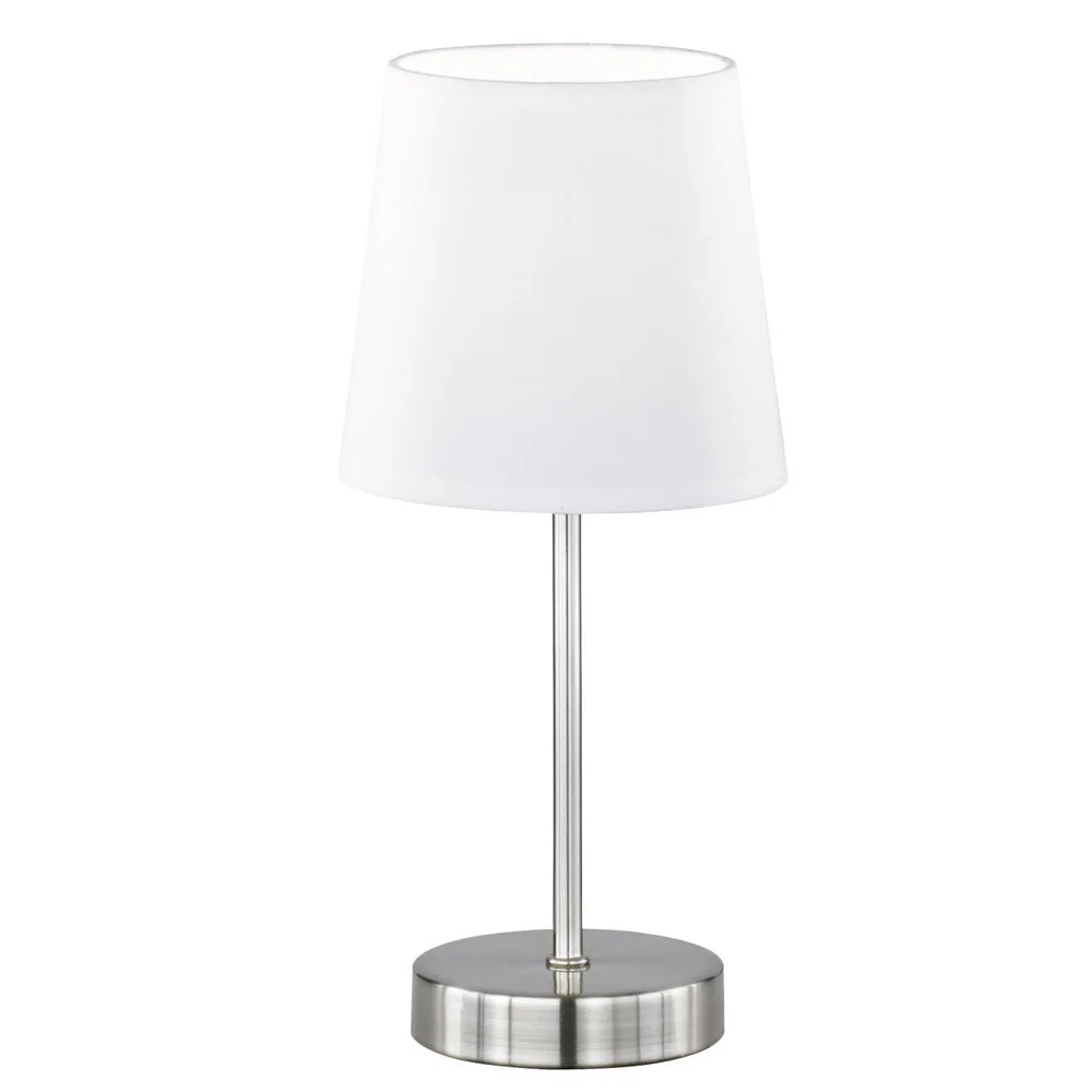 Hot Sale Modern Simple Fabric Lampshade Minimalism Small Bedroom Bedside Hotel Bedroom Led Table Lamp For Room Decoration