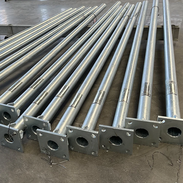 6 7 8 9 10 meter lighting poles for football stadiums Price Q235 Steel Lamp Pole post For Outdoor