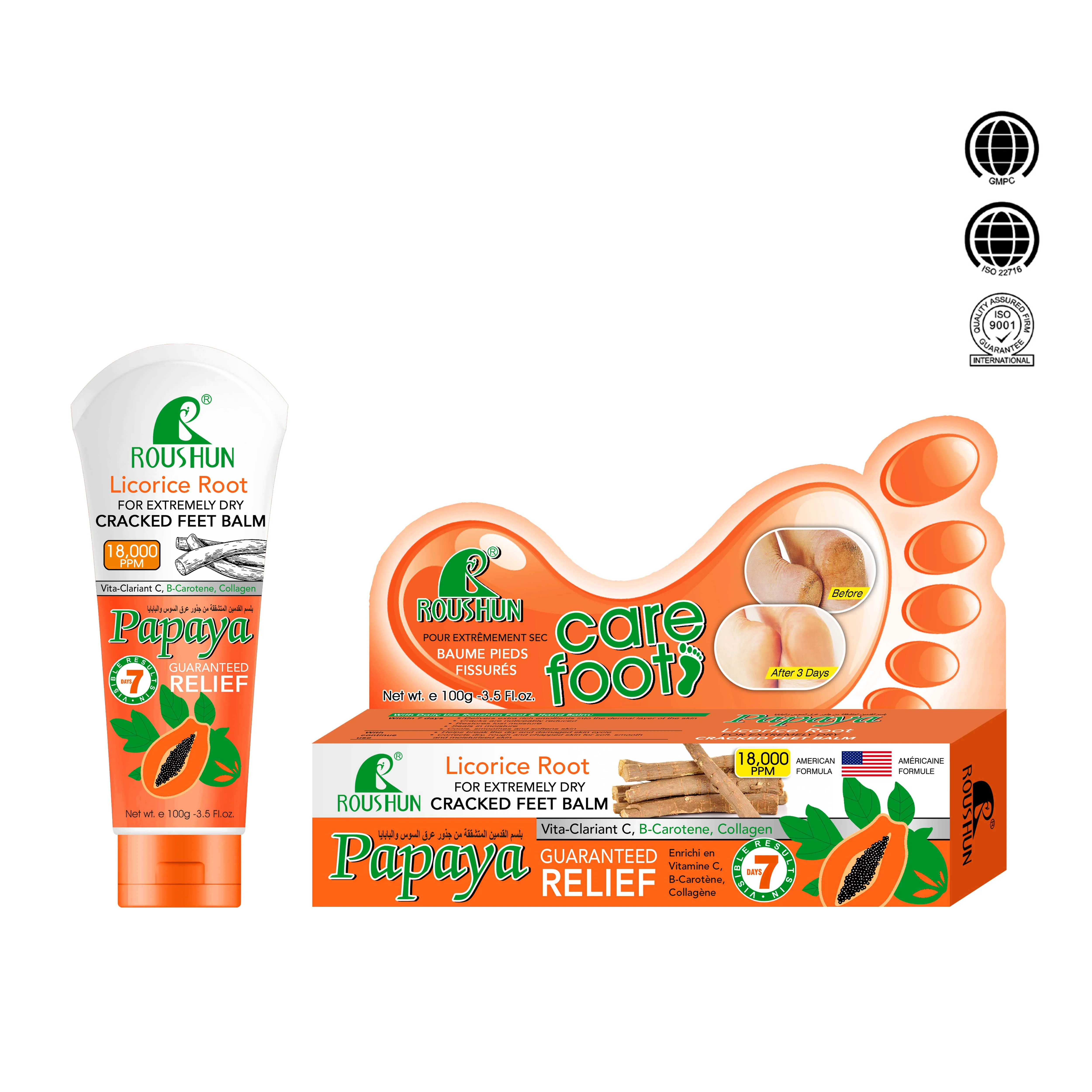 ROUSHUN LICORICE ROOT AND PAPAYA FOOT CREAM