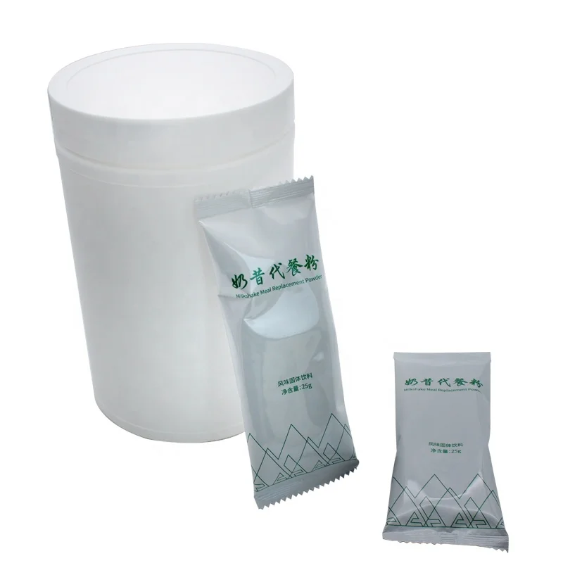 
Private label Cylinder box package meal replacement powder Gluten, Dairy and Soy Free - 0g of Sugar | Keto and Paleo Friendly 