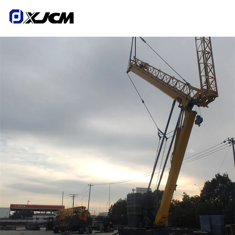 4 т Гидравлический саморектирующий башенный кран Башенный цена с полностью автоматической эрекцией гидравлические аутригеры Анемометр