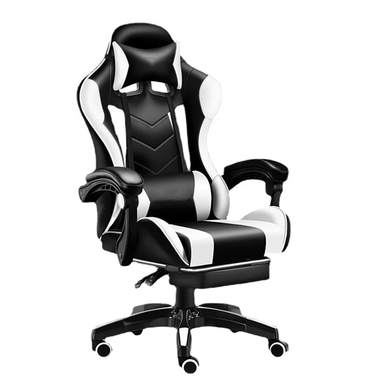 Luxury Gaming Gamer Computer Chair Massage pu Leather led rgb Scorpion Racing Adjustable Backrest Gaming Chair with Footrest