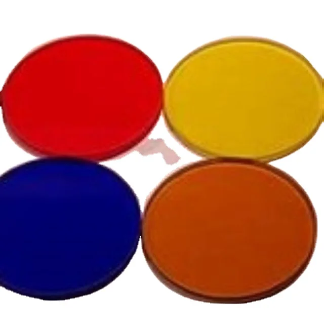 OPTICAL FILTER china factory Schott BOROFLOAT 33 coated glass filter glass  low fluorescence UV filter 2.75mm