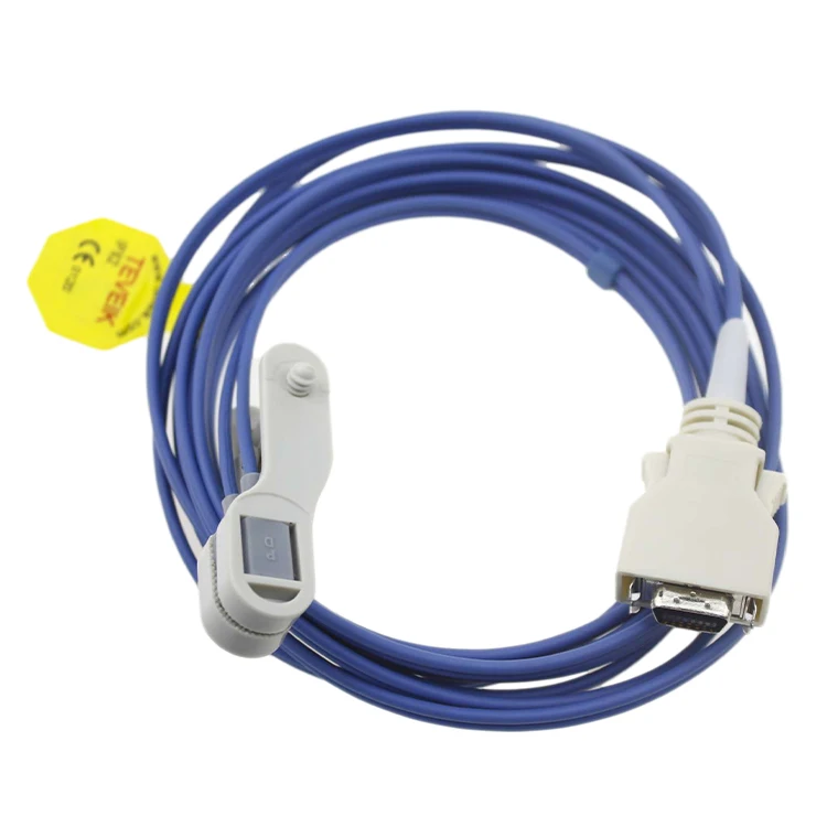 free sample Adult or child finger clips Ear clip medical reusable spo2 sensor cable for MS