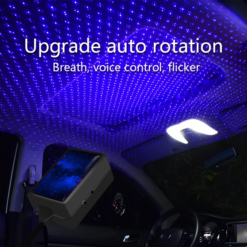 USB Decorative Light Universal Romantic LED Car Roof Star Night Lights Projector Atmosphere Lamp Decoration Lamp