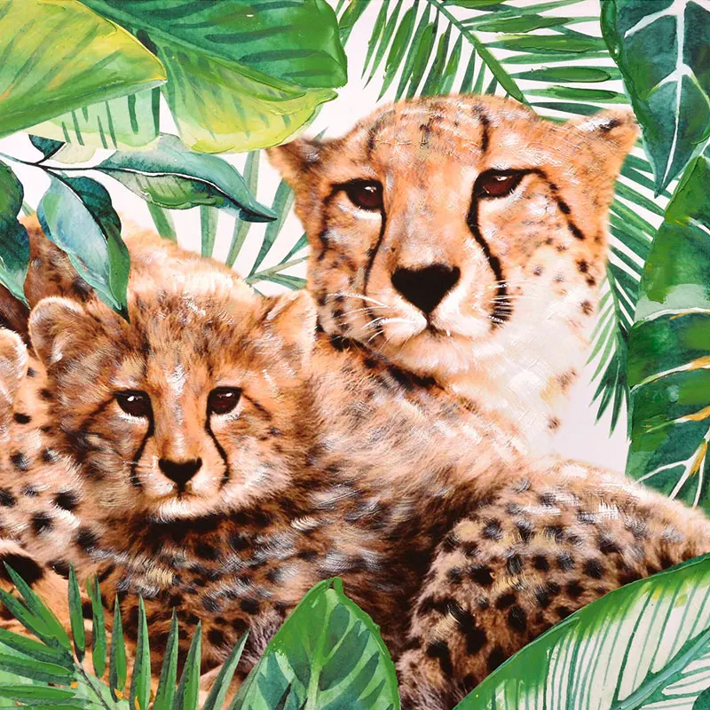 
Hot Selling Print Painting Animal Oil Modern Tiger Picture on Canvas Ready to Hang Handpainted 