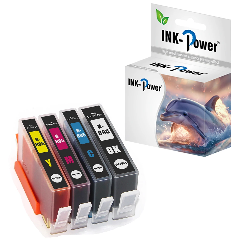 INK-мощность 685 Премиум Совместимость Цветной струйный картридж для HP Deskjet 4615 4625 5525 3525 6525 принтер