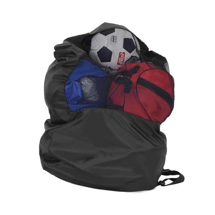 
Manufacturer China factory provides cheap 110 x 70 cm 420D Oxford cloth football and basketball storage 