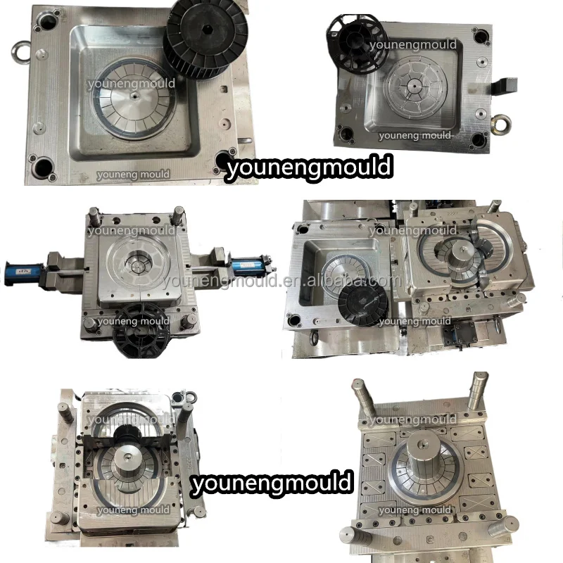 Plastic Wire Spool Injection Mold ABS Reel Bobbin Pony Roll Coil Mould