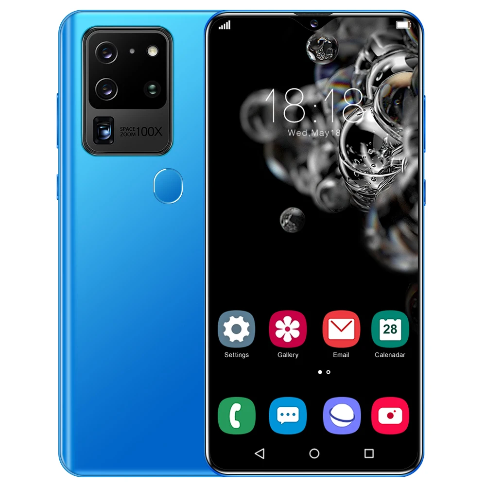 S30U Factory Direct Real 6.8inch 4G LTE Unlocked 12GB+512GB Android 5G Smart Phone Mobile Phone Fingerprint Unlock Telephone