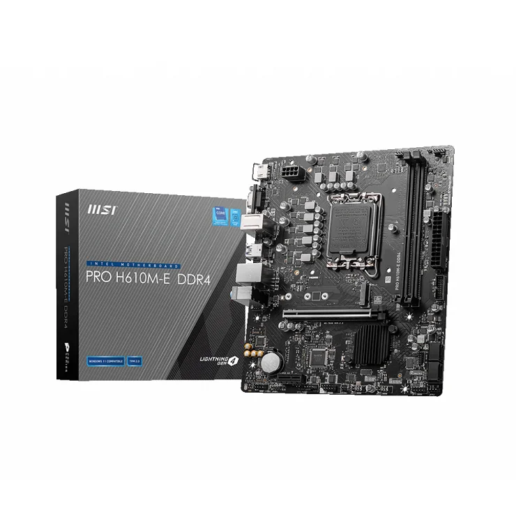 MSI PRO H610M-E DDR4 LGA1700 настольный компьютер материнская