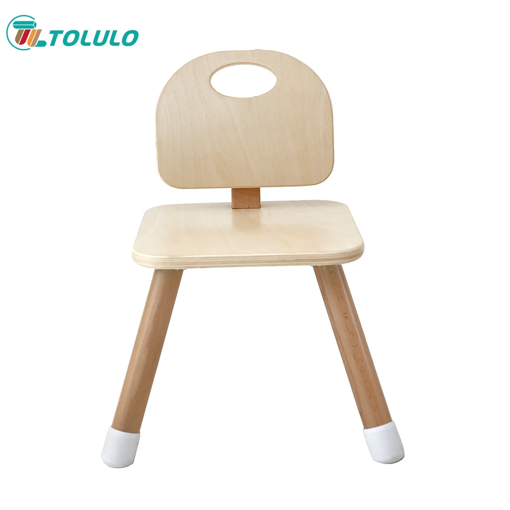 In stock China manufacturer OEM customization birch plywood natural color children desk for study
