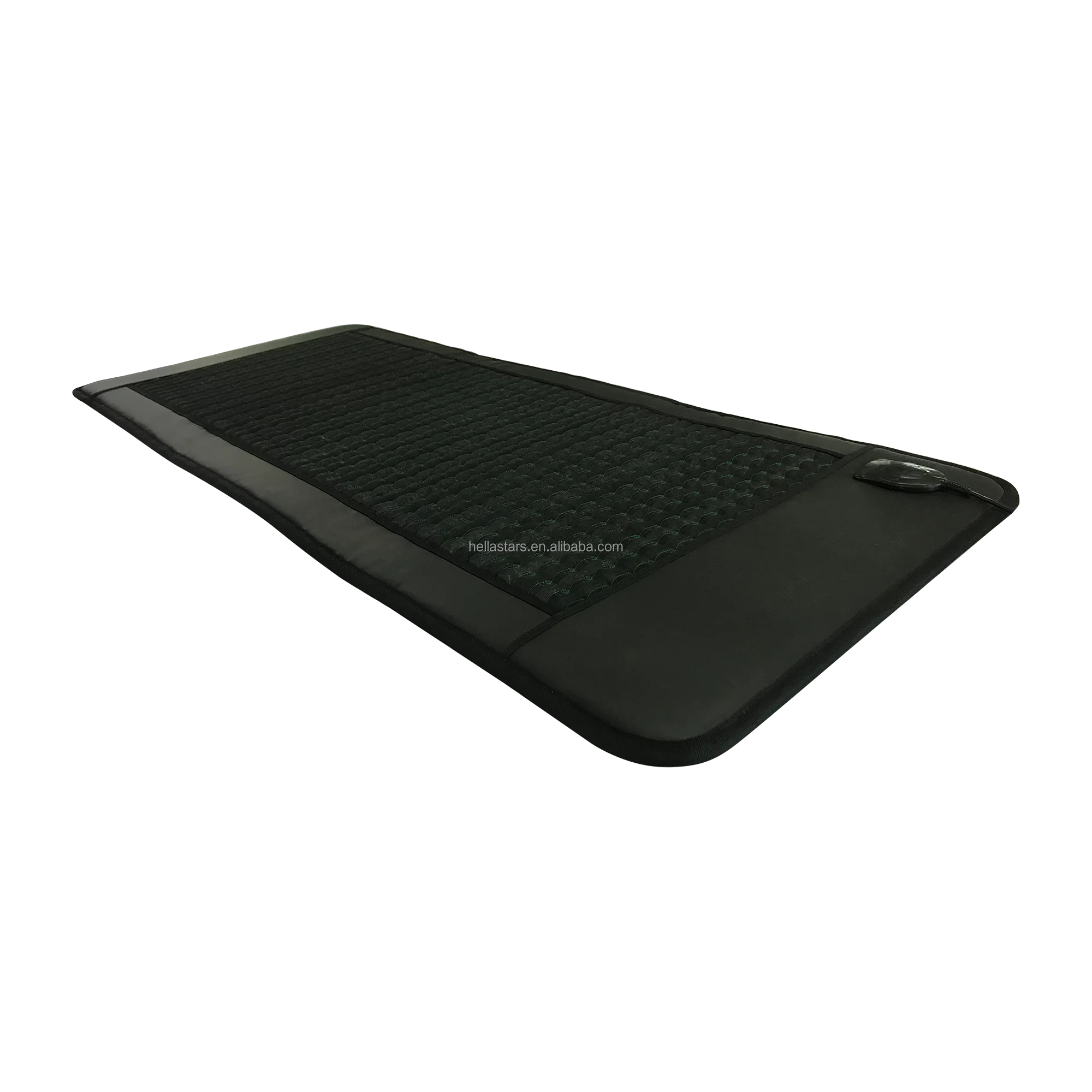2022 OEM ODM far infrared heating yoga mat pemf magnetic therapy mat heated mattress with carry bag tourmaline stone