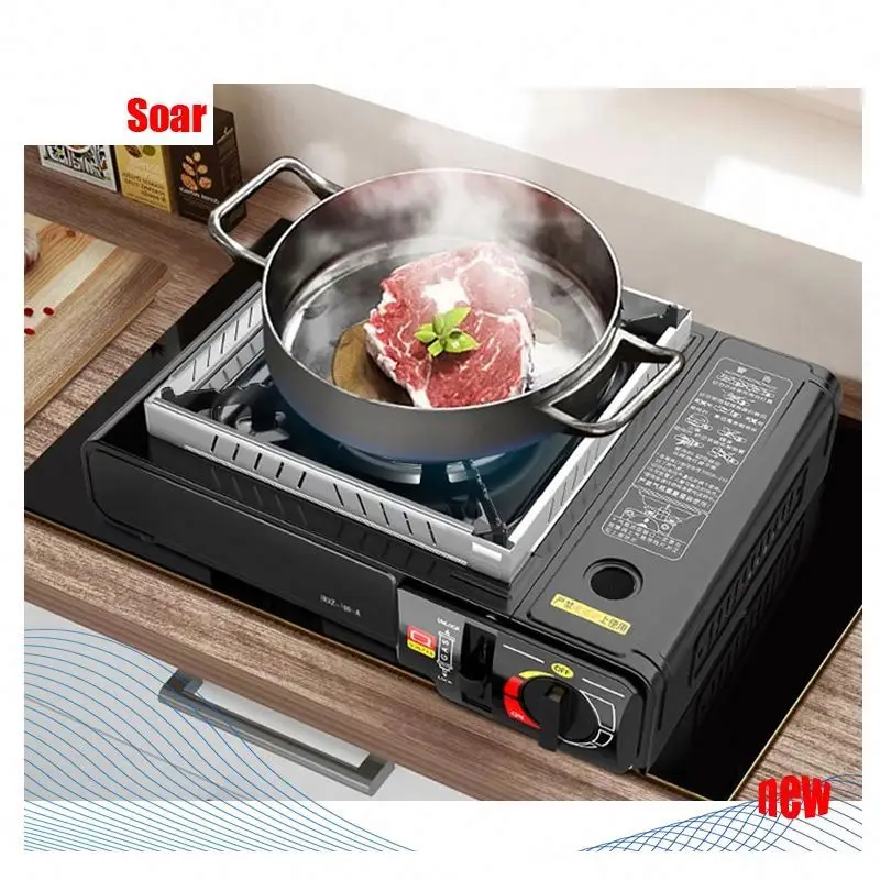 Amazon hot selling portable mini cooking plate stove heater gas for camping