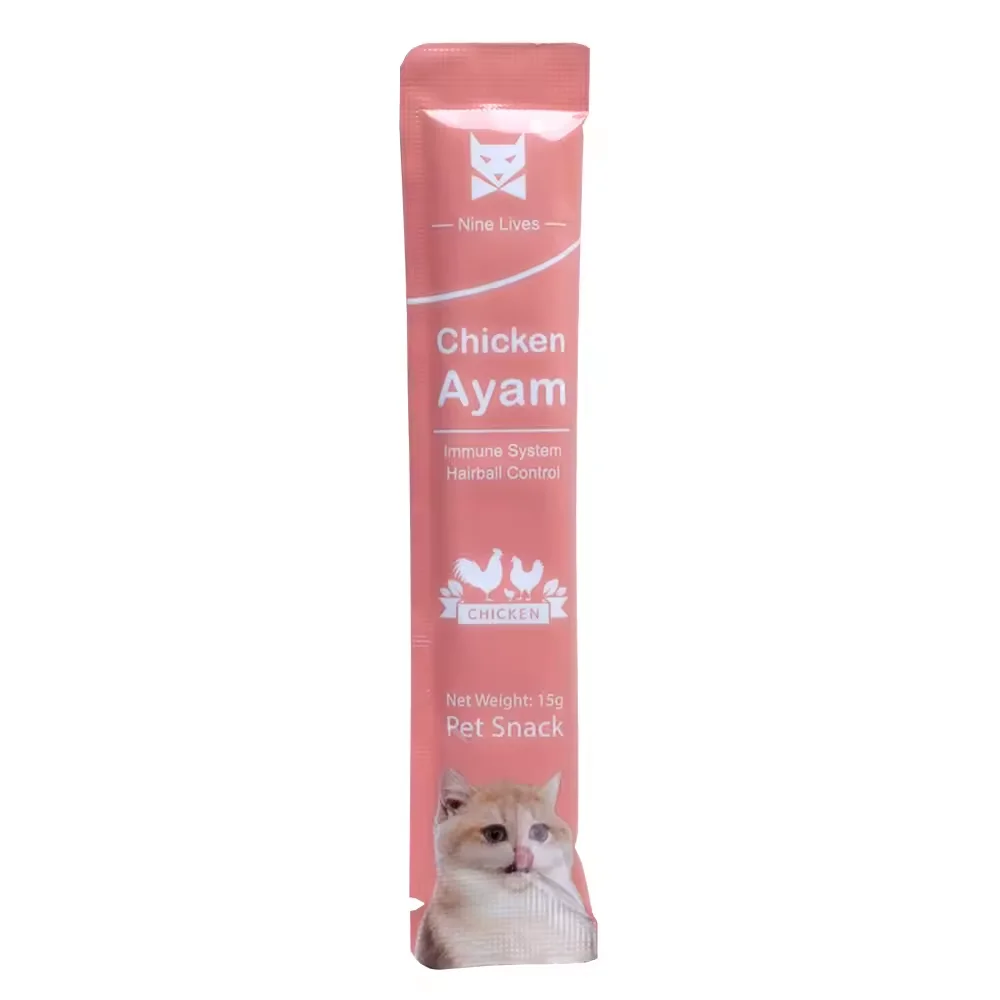 High Quality Cat Treats Snacks Delicious Cat Snacks Nutritious Cat Wet Food Liquid pet Snack