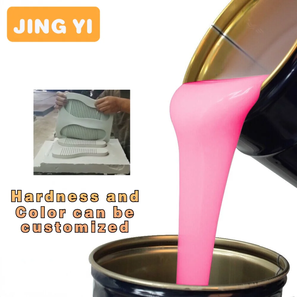 Free sample 5KG  RTV2 Shoe Sole Molds Making Liquid Silicone Rubber silicone rubber for shoe sole mold making moldes de silicone