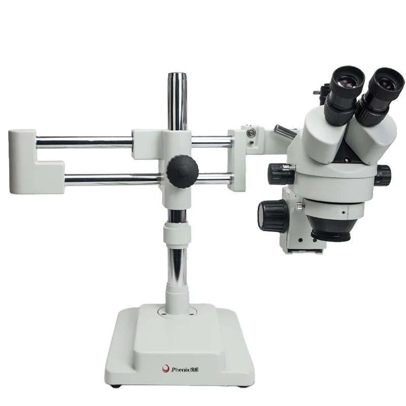 Phenix XTL-165 series 7x-45x trinocular arm microscope phone repair stereoscopic stereo microscope for electronic