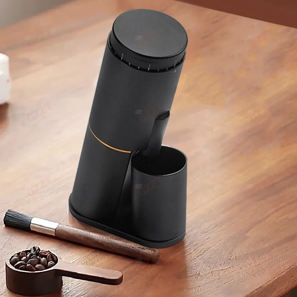 Factory Wholesale USB charging mini portable Household Aluminum 6 cores Conical Blade 110v 220v Electric Coffee Grinder