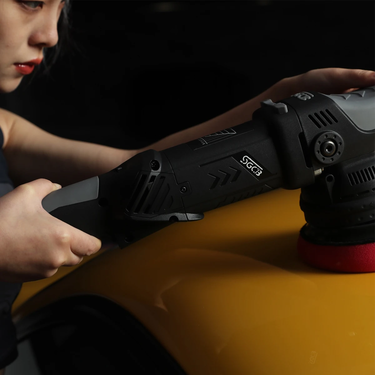 Роторная полировальная машинка SGCB, шлифовальная машинка 5 дюймов, с переменной скоростью, с мягким стартом, постоянная Скорость без нагрузки, Электрический циферблат, самоблокирующийся