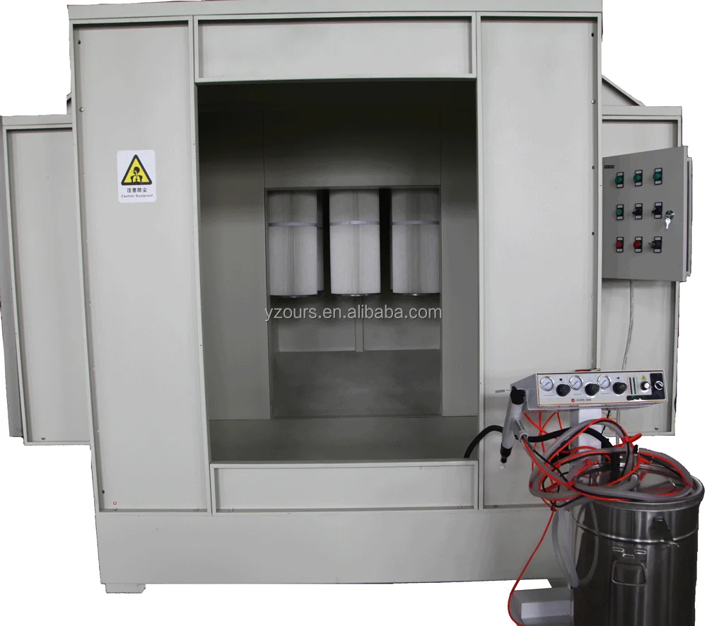 High Efficiency Manual Powder Coating Line for Metal Surface Treatment