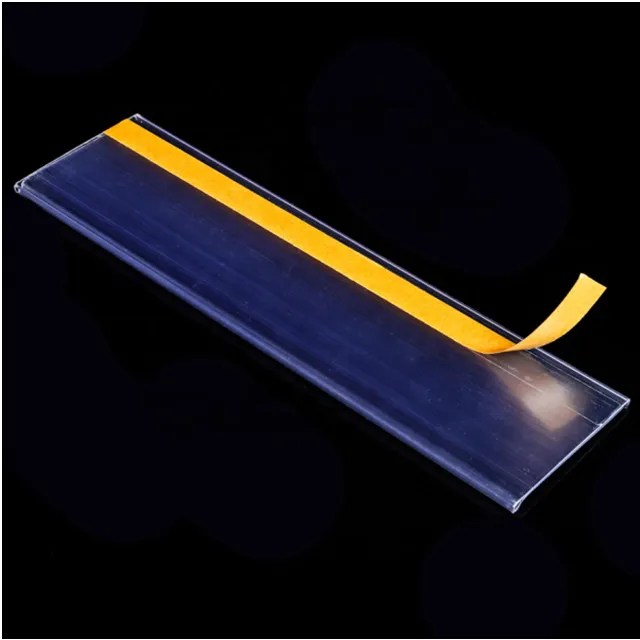 Supermarket Shelf Front Strip Data Strip PVC Plastic Data Strip Price Label Holder