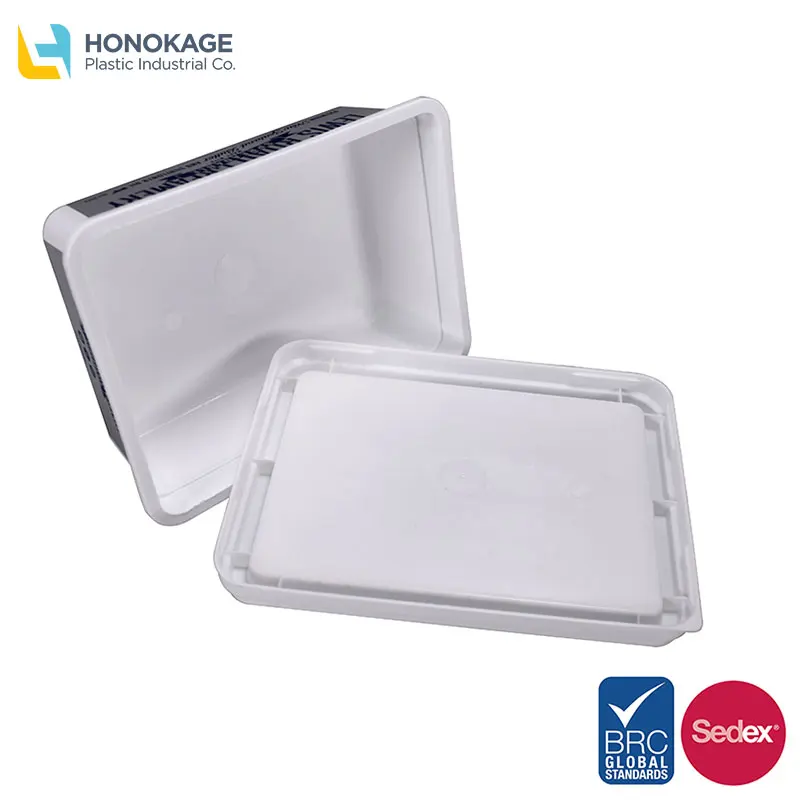 Wholesale Eco Friendly Disposable Custom logo Printing Oval IML Margarine Packaging Cup Plastic Butter Container Spread Cup