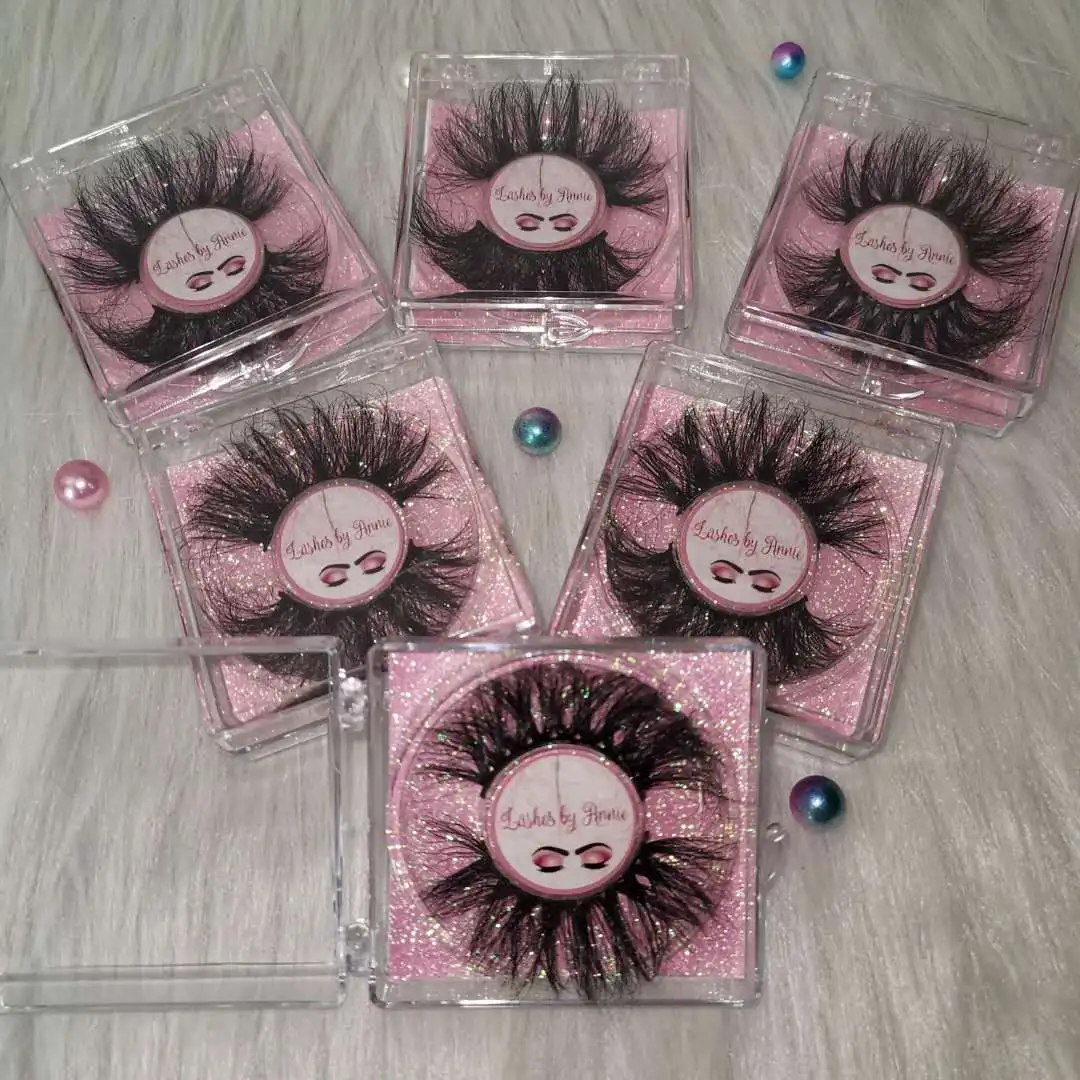 5d best selling create your own brand eyelashes fluffy handmade long mink lashes with packaging