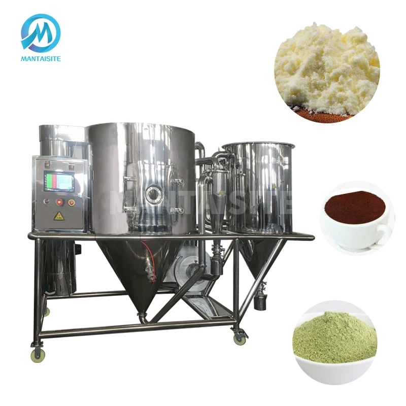 5L 10L 15L High Speed Whey Protein Powder Making Machine Centrifuge Atomizer Spray Dryer for Milk Powder Herbs Fruit Juice