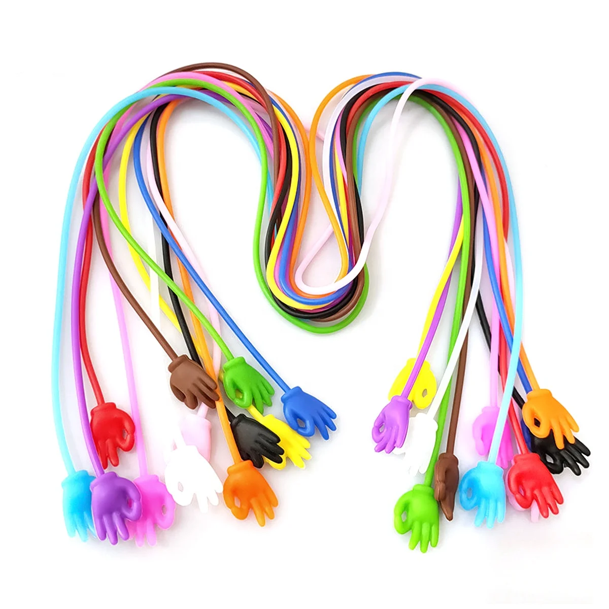 High Quality Silicone Eye Glasses Strap Anti Slip Rope Colorful Eyewear Chains Eyeglasses