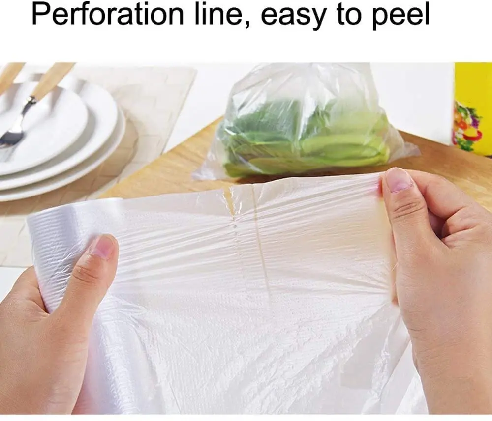 Roll Free Cheap Price Plastic Fresh Keep Fruit Vegetable Food Storage Packaging Bags For Supermarket