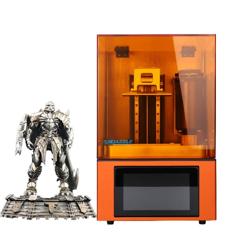 Dazzle Hot Selling Beginners 3D Printer for Jewelry Dental Cartoon Resin LCD 3D Printer Home Use