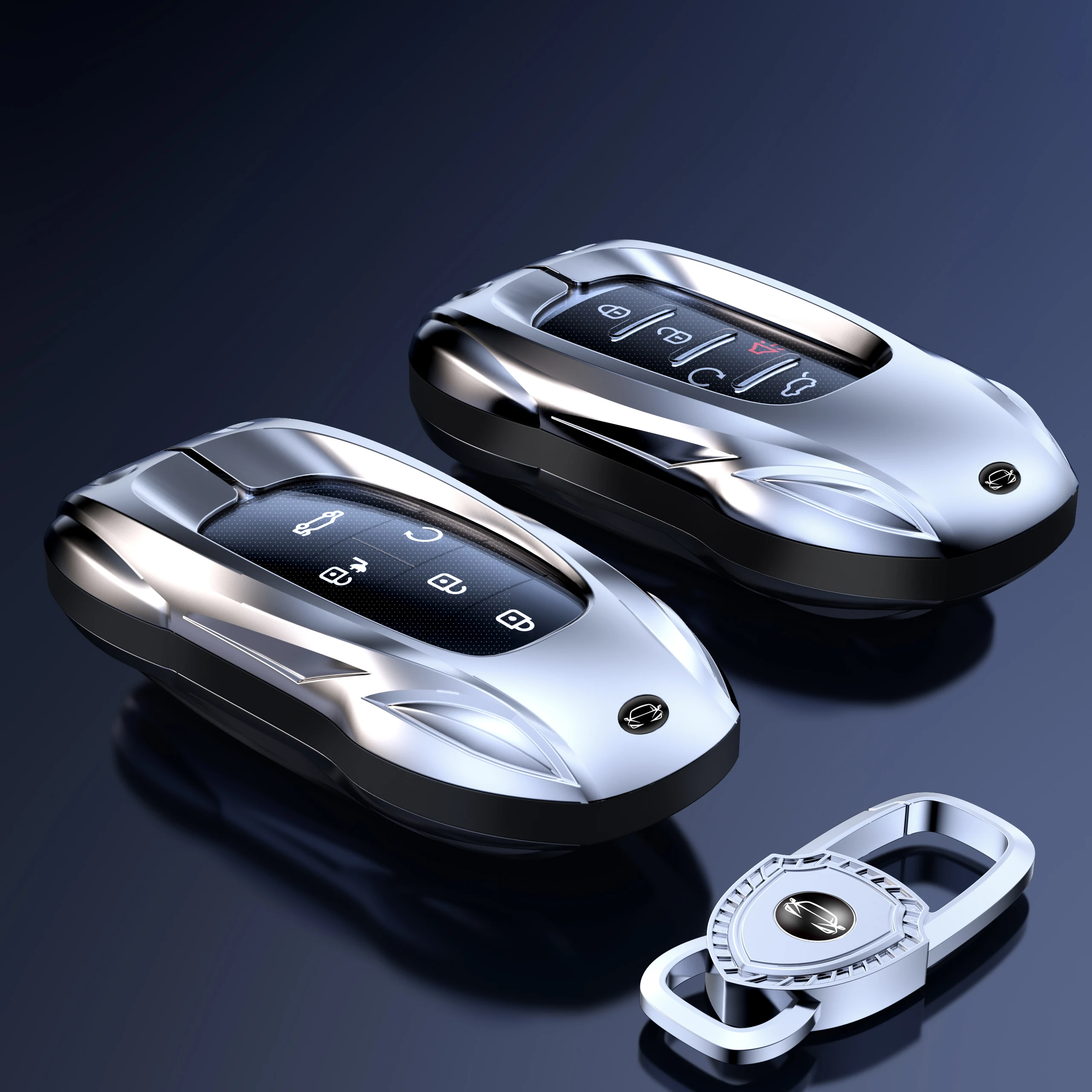 Compatible For Trumpchi GAC GN8 Series Car Key Case Cover GS8 EMPOW EMKOO J15 J16 GA4 Metal Full Protection