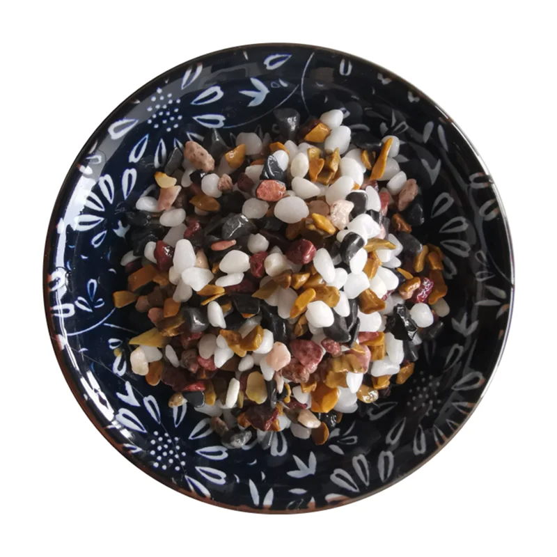 Little Gravel terrazzo stone chips pebble stones used for garden landscaping and road paving