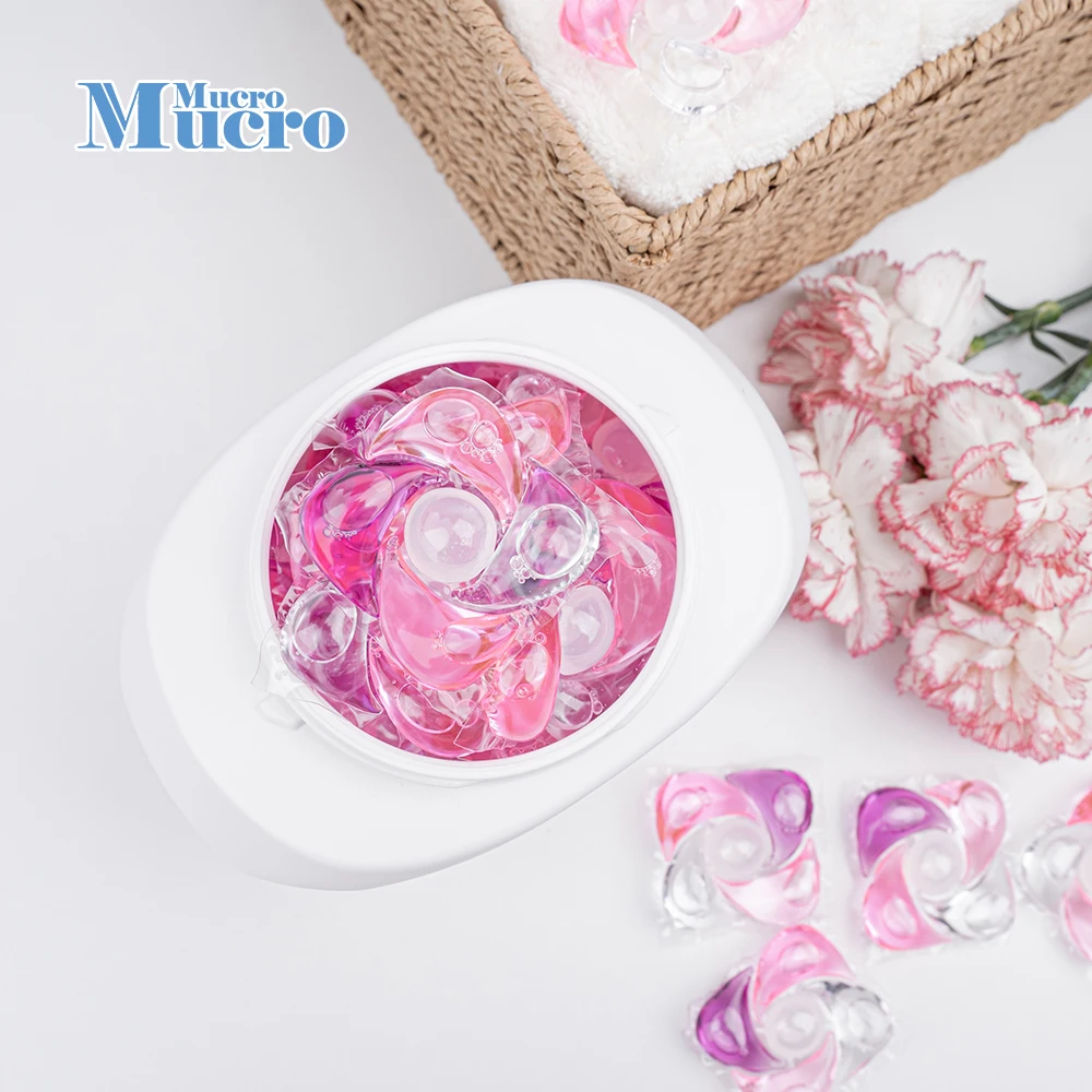 Wholesale Custom Detergent Liquid Laundry Washing Clothes Detergent Laundry Gel 5 In 1 Pods For Washing Capsules