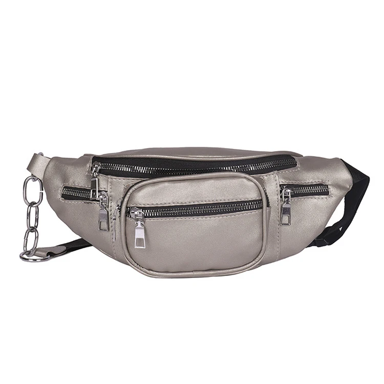 Модные унисекс искусственная кожа поясная сумка