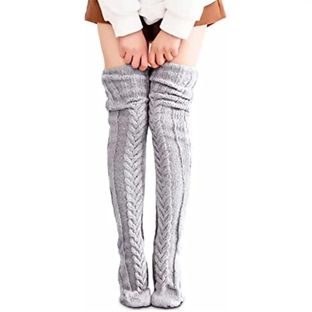 wholesale winter diabetic happy custom sock Loose Woollen knit stocking women