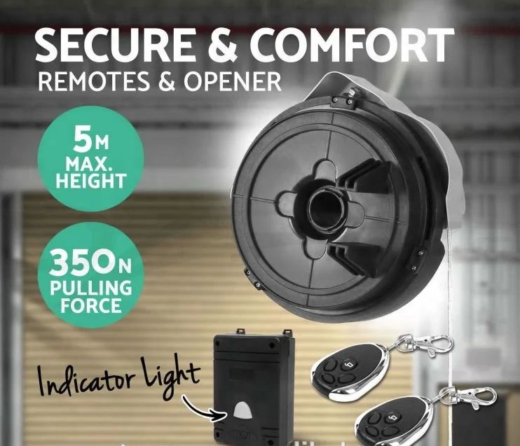 Australian remote control rolling door roller shutter door motor