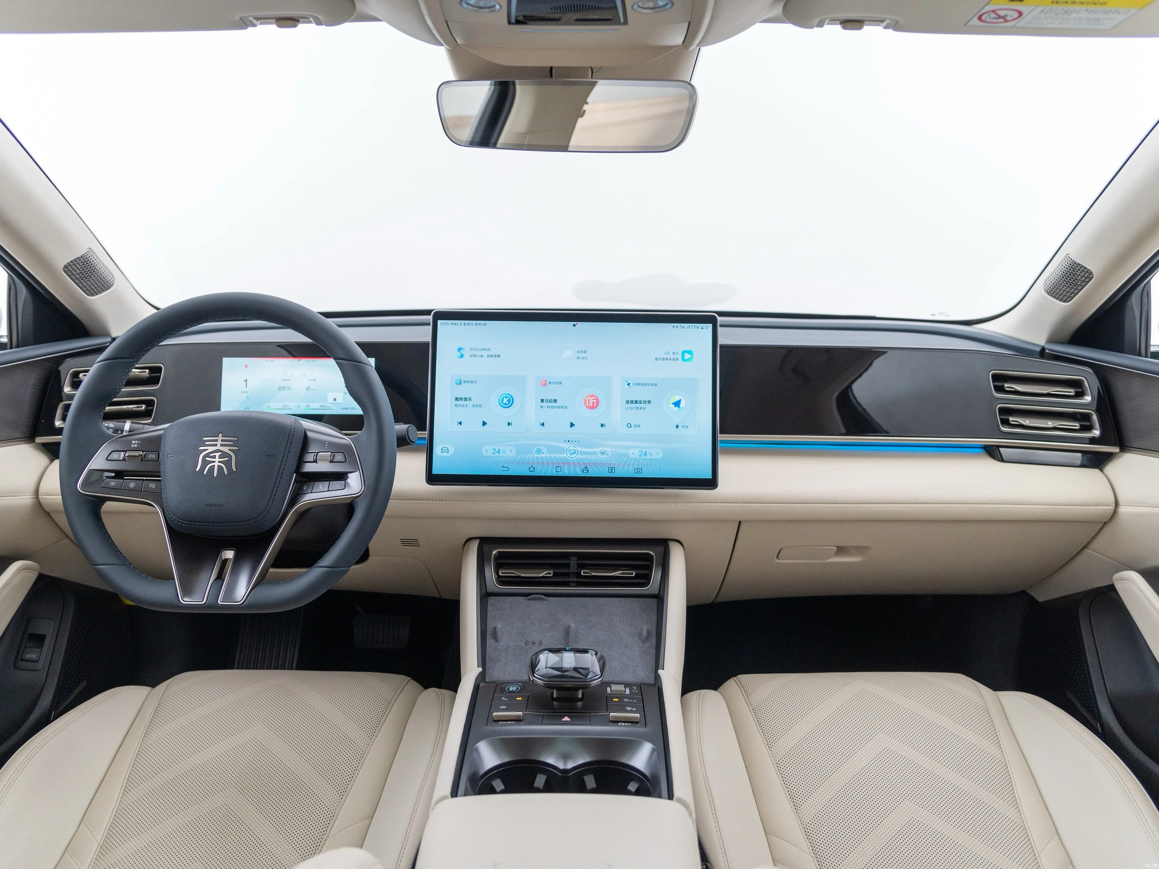 2024 factory wholesale China Manufacture saden  byd qin L max speed 180km/h    120km hybrid electric car