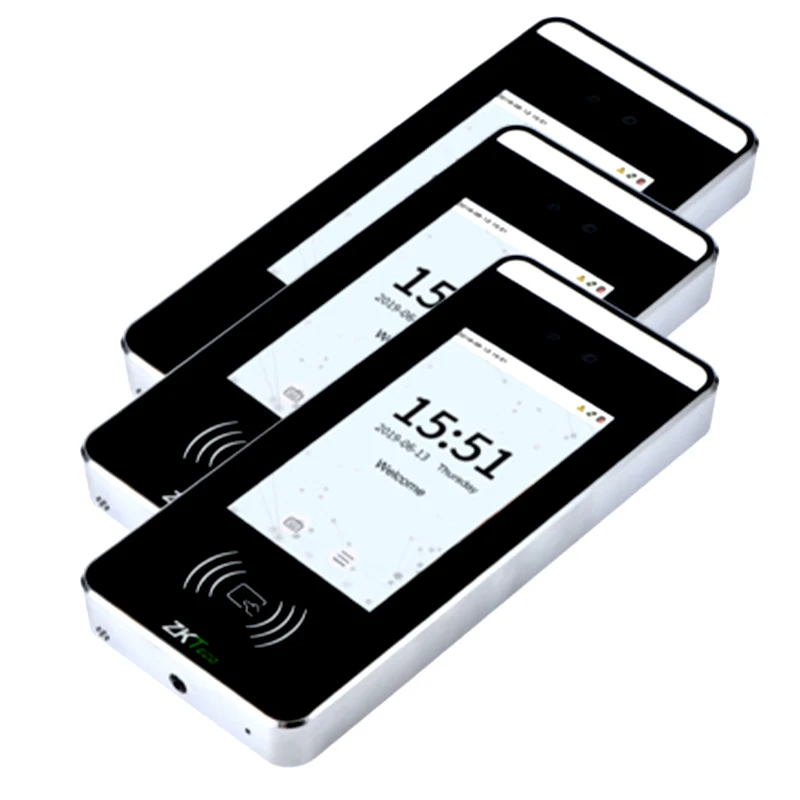 Zkteco office building facial recognition attendance access control machine facial recognition visual walkie talkie